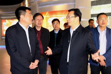 宁夏自治区宁东管委会党工委常务副书记陶少华一行莅临立博体育考察