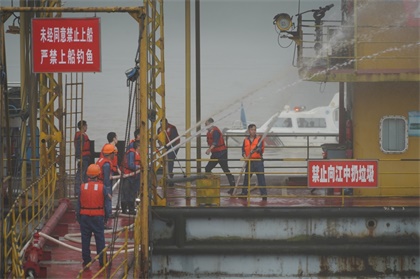 立博体育开展2020年港口火灾事故应急联动演练