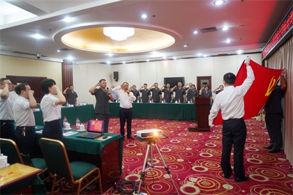 立博体育股份公司与纳溪区人民法院举行基层党组织“结对共建”启动仪式