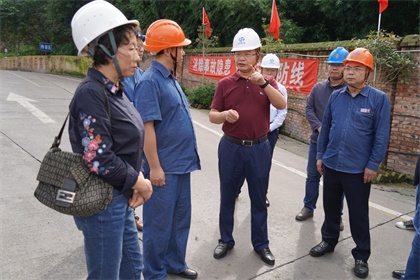 立博体育集团公司党委书记谭光军一行来我公司开展节前安全大检查