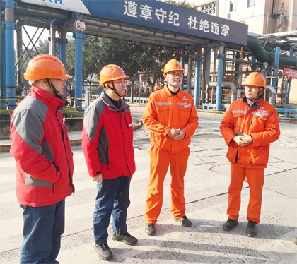 立博体育股份公司总经理赵永清一行督查大修现场和在建项目安全