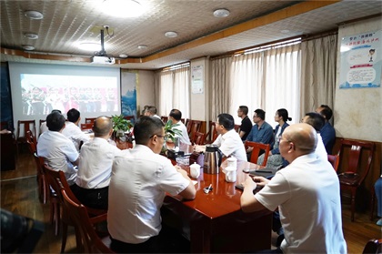 立博体育股份公司领导收看庆祝中国共产党成立100周年庆祝大会直播