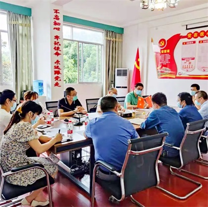 泸州市口岸物流办调研油脂公司进出口业务