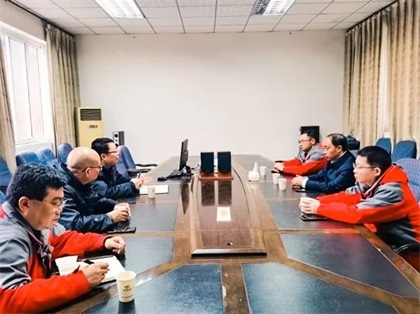 立博体育股份公司领导到物资供应公司指导工作