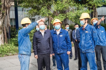 泸州市委常委、纪委书记、监委主任徐弟波带队来我公司调研