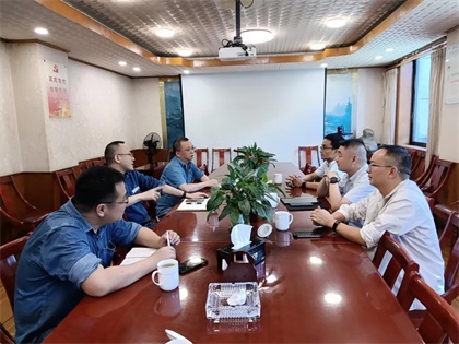 国网纳溪供电公司到立博体育股份公司沟通交流