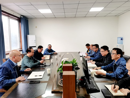 立博体育股份公司党委书记、董事长廖廷君一行到物资供应公司调研