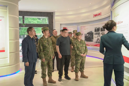 四川省军区工作组莅临立博体育股份公司检查指导民兵建设工作