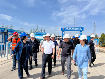 立博体育股份公司党委书记、董事长廖廷君一行赴广西、宁夏调研