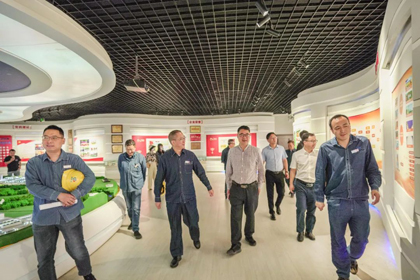 省委网信办调研组莅临立博体育股份公司调研