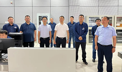 罗火明、廖廷君一行莅临和宁公司调研指导