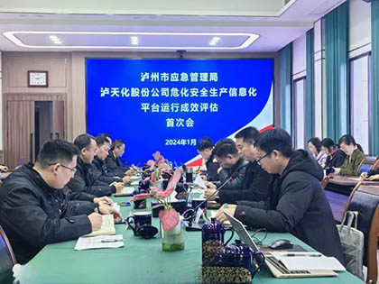 泸州市应急局到立博体育股份公司开展安全生产信息化评估