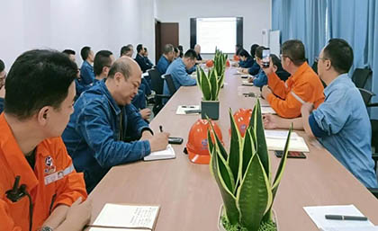 立博体育股份公司召开合成一装置年度大修首次推进会 