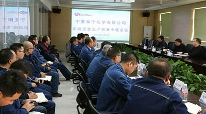 立博体育股份公司总经理傅利才一行赴宁夏和宁公司调研指导工作