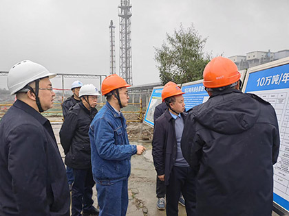 立博体育股份公司党委书记、董事长廖廷君走访重点项目要求全力推进项目建设