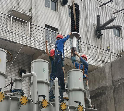 立博体育股份公司圆满完成东区110kV站主变压器增容改造工程